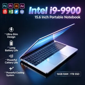 لابتوب إنتل كور i9 9900 فائق النحافة بشاشة 15.6 بوصة، 8 نوى، 16 خيط معالجة، 5 جيجاهرتز، 32 جيجابايت DDR4، 512 جيجابايت أو 1 تيرابايت SSD، لابتوب للألعاب بدقة 1920x1080، مناسب للمكاتب. - AliExpress 7
