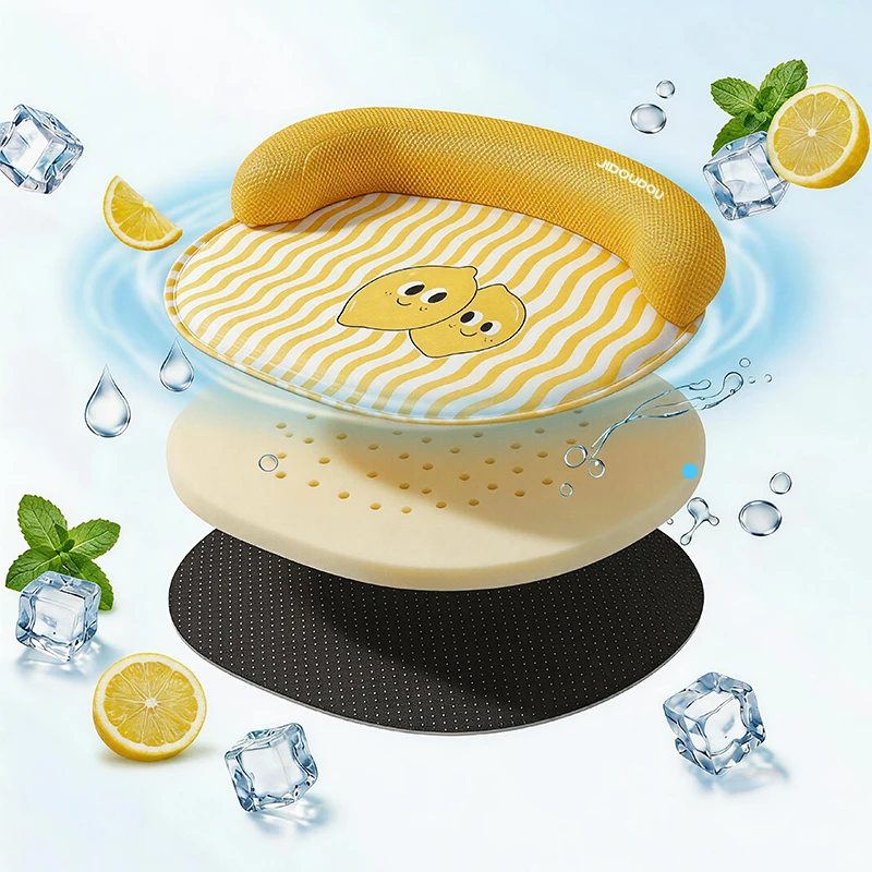 Spring and summer pet bed, removable and washable, cool and breathable dog and cat bed, suitable for small and medium-sized pets. - AliExpress 15 - Image 4