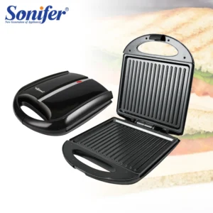 Sonife Electric Sandwich Maker, Grill Plate, Non-Stick Coating, Kitchen Breakfast Maker, by Sonife, ww - AliExpress 6