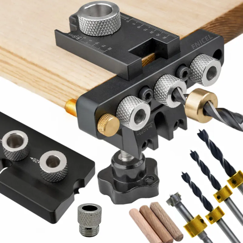 Precision Jig and Dowel Cam Jig 3 in 1 Dowelling Jig Master Kit Wood Hole Drilling Guide Woodworking Stand DIY Woodworking - AliExpress 1420