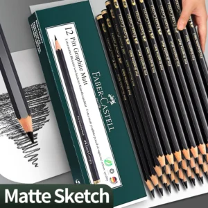 مجموعة أقلام الرسم من Faber-Castell-Graphite ، لوحات فنية ، رصاص أسود ، كتابة ، رسم ، أقلام رصاص جرافيت ، 8: 12: - AliExpress 21