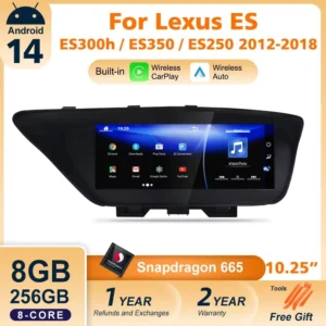 أندرويد 14 سيارة مشغل وسائط متعددة CarPlay شاشة لكزس ES ES ES300 ES250 ES350 ES300h 2012-2018 نظام تحديد المواقع راديو السيارات الفيديو الملاحة - AliExpress 34