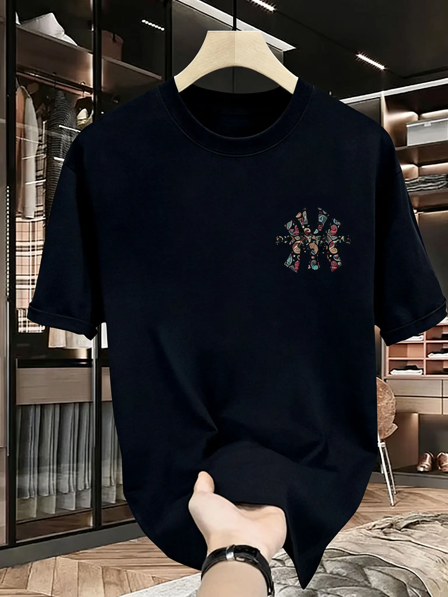 Men's Summer Printed T-Shirt - High-quality, casual, versatile, fashionable, and loose-fitting T-shirt. - AliExpress 200000343 - Image 4