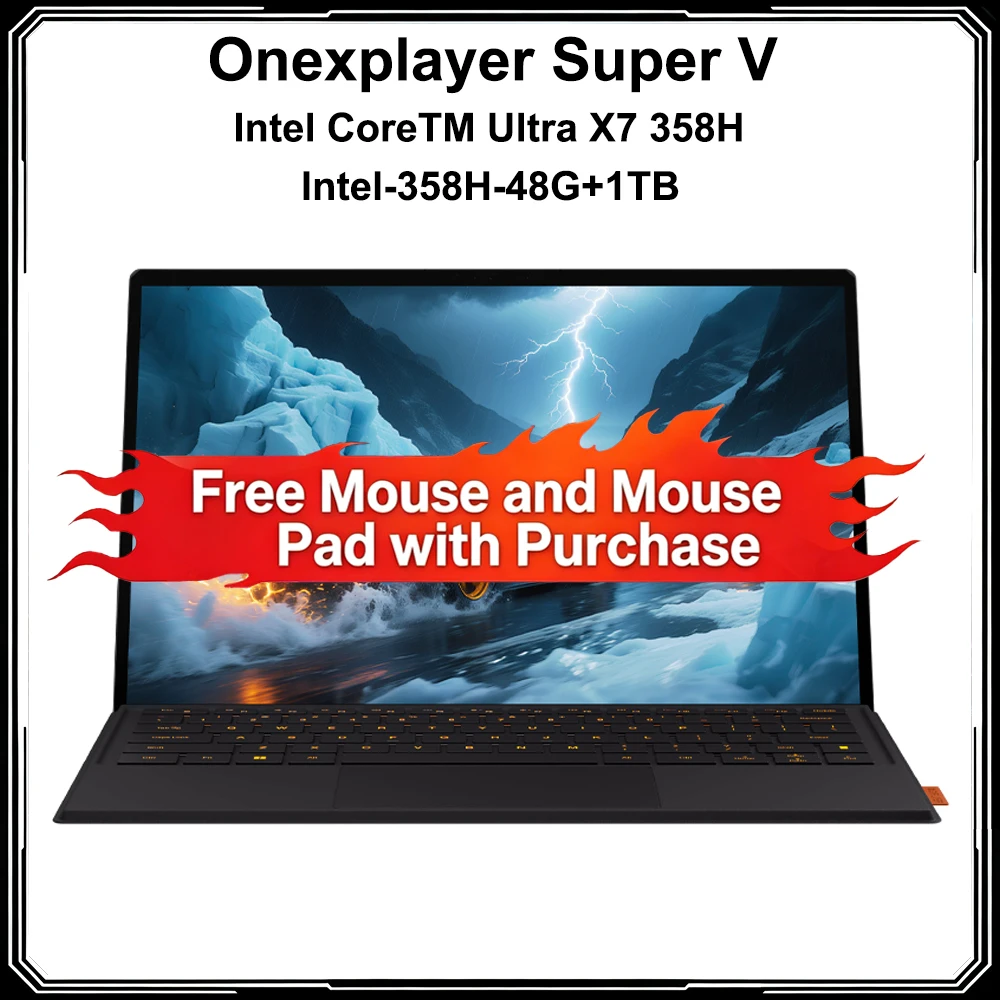 SuperV 14-inch Gaming Laptop with Windows 11, 2.8K Screen, Intel Core™ Ultra X7 358H Processor, 48GB RAM, 1TB Storage, Wi-Fi 7, Fingerprint Unlock - AliExpress 7