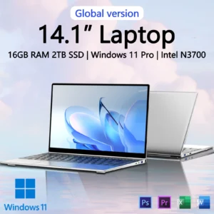 كمبيوتر محمول 14.1 بوصة، 16GB RAM، SSD 2TB، ويندوز 11