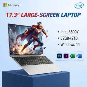 لابتوب 17.3 بوصة مع معالج Intel i3 7100U، ذاكرة 32GB، قرص SSD بسعة 1TB/2TB، نظام تشغيل Windows 11، شاشة كبيرة، فتح بالبصمة، كمبيوتر محمول للمكتب. - AliExpress 7