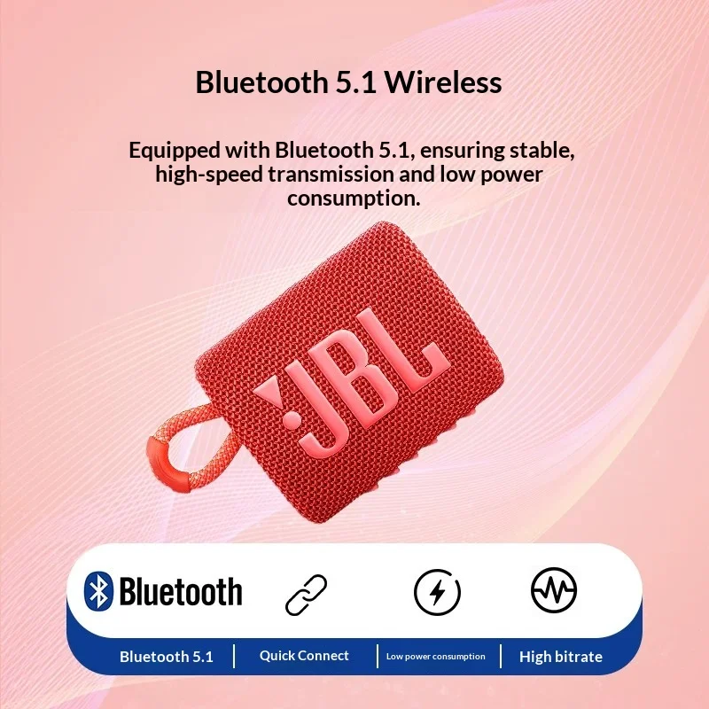 مكبر صوت بلوتوث محمول JBL GO3 مستعمل، مقاوم للماء IP67، مكبر صوت صغير عميق الصوت للشاطئ والتخييم - AliExpress 44 - Image 3