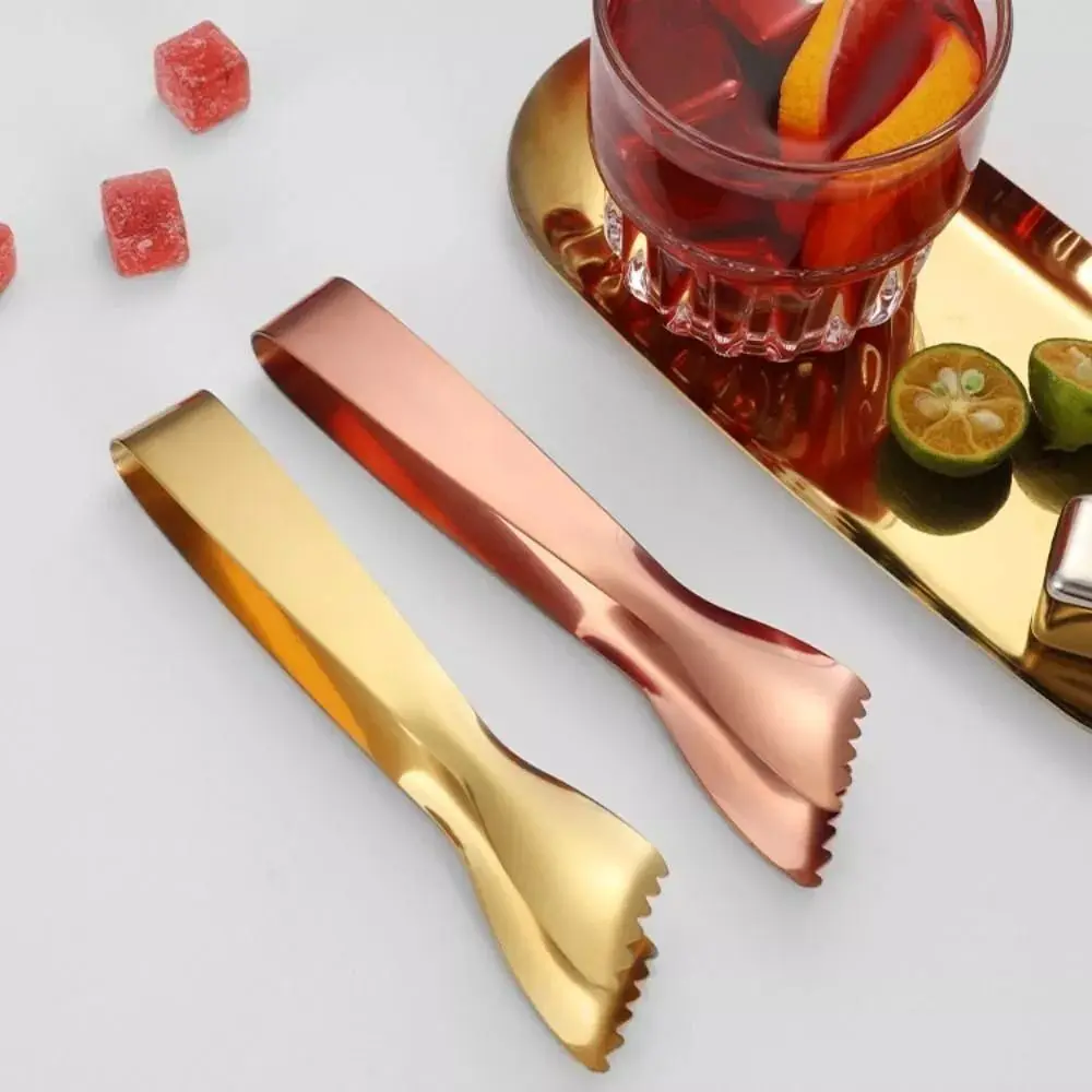304 Stainless Steel Serrated Ice Cube Clip Portable Multifunctional Food Clip Anti-Slip Rust-Proof Serving BBQ Tongs Clip - AliExpress 15 - Image 2
