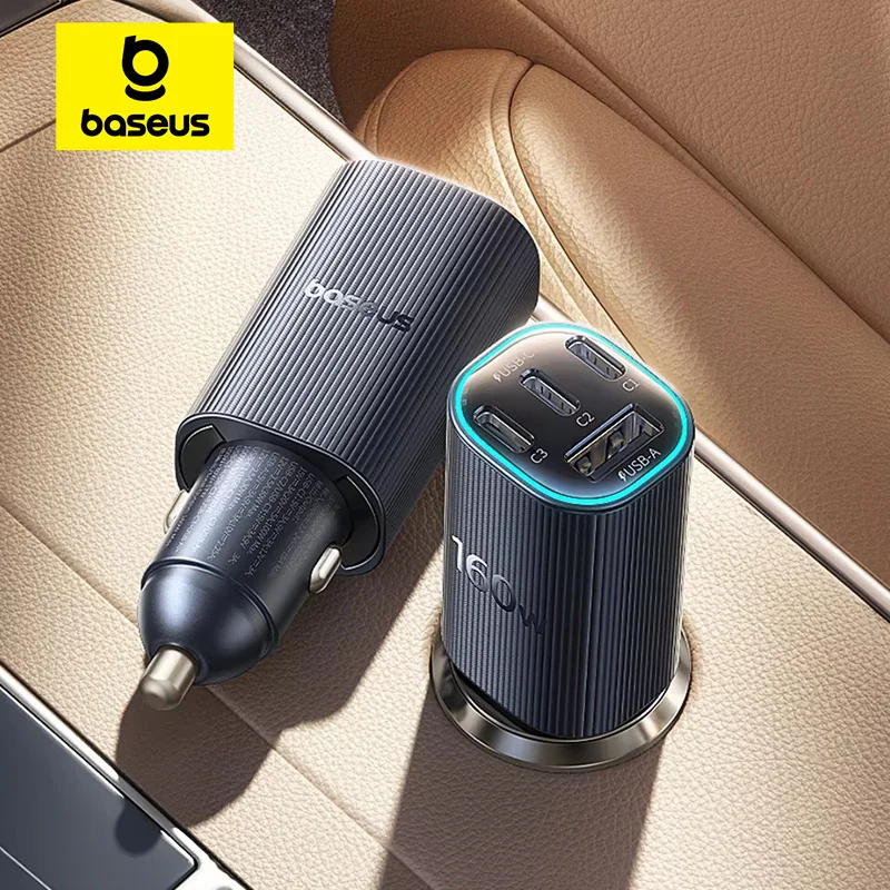 160W Magnetic Car Charger for iPhone 17, Sony, and Samsung