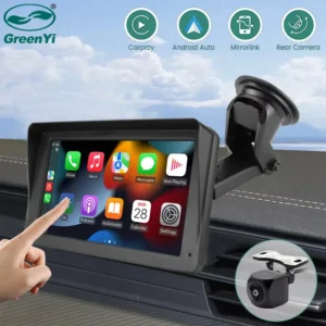 GreenYi 7 بوصة تعمل باللمس واي فاي لاسلكي Apple Carplay وشاشة الوسائط المتعددة للسيارة Android-Auto مع كاميرا عكسية AHD 1080P - AliExpress 34