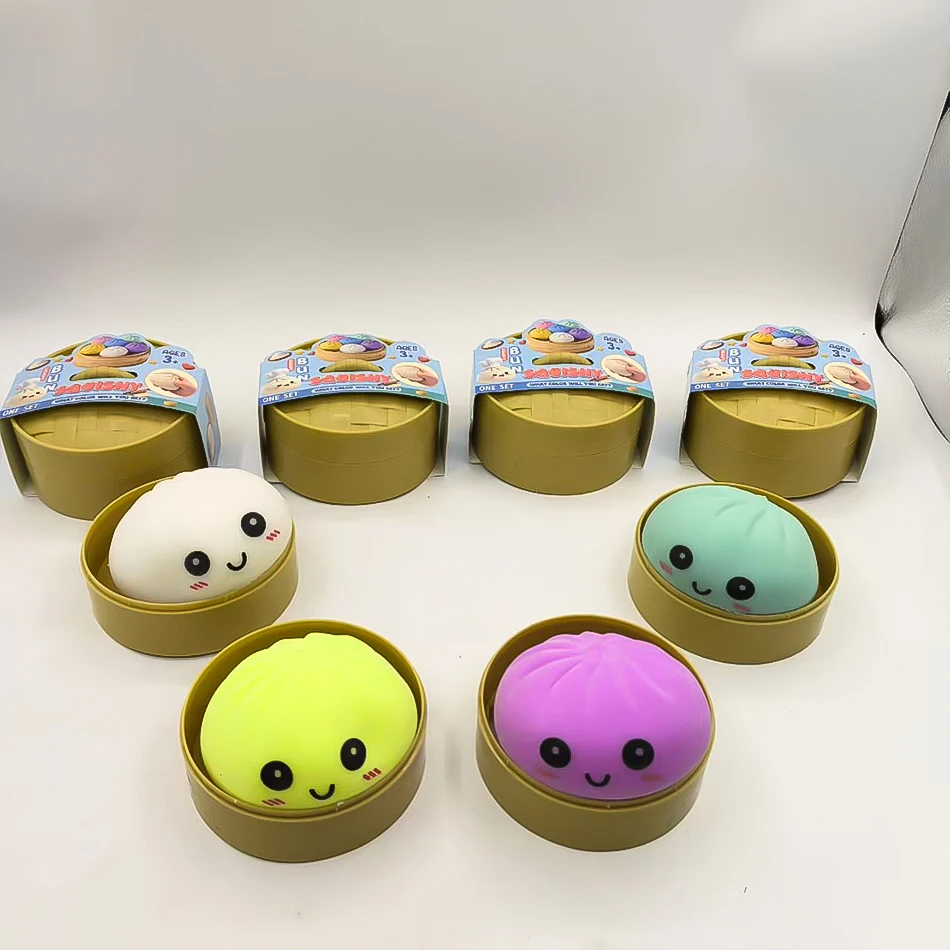 Surprise Box: Colorful dumpling-shaped stress reliever, relaxing for stress and anxiety relief, promotes happiness, bounceable stress-relieving toy - AliExpress 26 - Image 3