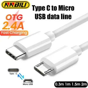 Cable مايكرو usb إلى مايكرو usb-c محول ، كابل بيانات لهواتف madusg ، وphواوي ، وmacbook pro ، وotg ، والهاتف المحمول - AliExpress 202192403