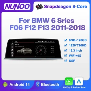 أندرويد 14 8 + 128GB CarPlay لسيارات BMW 6 Series F06 F12 F13 2011-2018 نظام تحديد المواقع سيارة مشغل وسائط متعددة الملاحة راديو تلقائي ستيريو DSP SWC - AliExpress 34