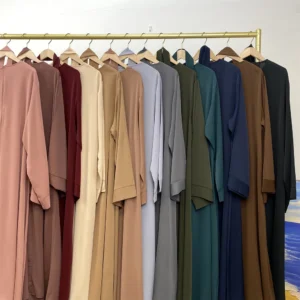 عباءة نسائية إسلامية جديدة بتصميم عصري تباع في دبي بالشرق الأوسط، فستان عربي شبكي ملون، رداء إسلامي طويل مزين بالدانتيل. - AliExpress 200000345