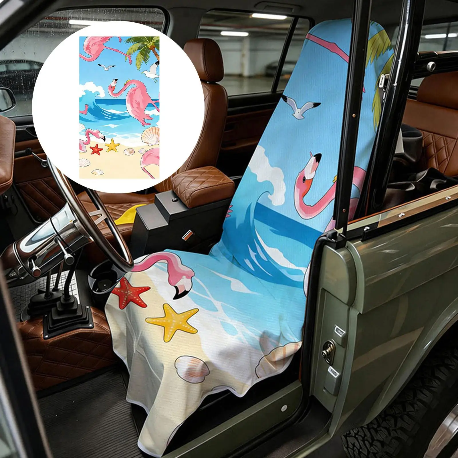 Soft and comfortable car seat cover, 2-in-1 portable blanket, swimming towel and seat cover for sports cars, SUVs, exercise and running - AliExpress 34 - Image 2