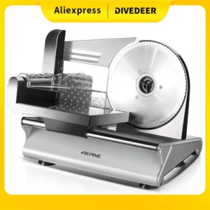 آلة تقطيع كهربائية 220V لحوم وخضروات - DIVEDEER