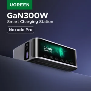 شاحن UGREEN 300W GaN بشاشة ذكية، مزود بتقنية AVS PD 3.1، محطة شحن مكتبية 7 في 1، متوافق مع MacBook Pro واللاب توب وiPhone وسامسونج وiPad - AliExpress 202192403