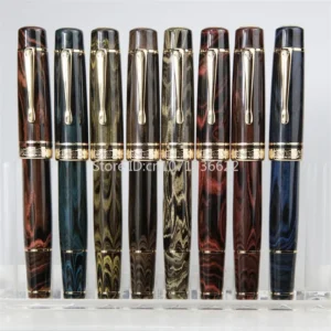 فاخر JUNLAI/WingSung 900 Ebonite قلم حبر N0.9 18K الذهب بنك الاستثمار القومي KOP الذهب كليب المكبس القياسية نبضات القلب الذهب بنك الاستثمار القومي الكتابة هدية - AliExpress 21