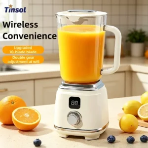 TINSOL Multifunctional Home Blender with 3000mAh Large Capacity Battery, Ten Blades, Versatile Kitchen Appliance - AliExpress 6