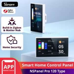SONOFF-NSPanel Pro Type تحكم منزلي ذكي ، ترموستات ، استهلاك الطاقة ، وحدة تبديل تصنعها بنفسك ، تدعم أجهزة Sonoff - AliExpress 44