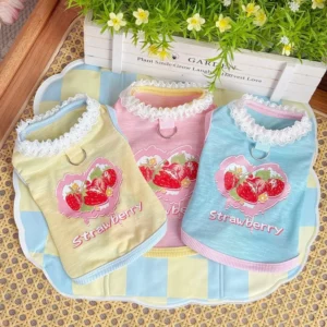 Soft and cute Japanese and Korean style clothes for dogs, cats, and puppies for spring and summer. Teddy and Bichon jackets for small and medium-sized dogs. Pet clothing accessories - AliExpress 15