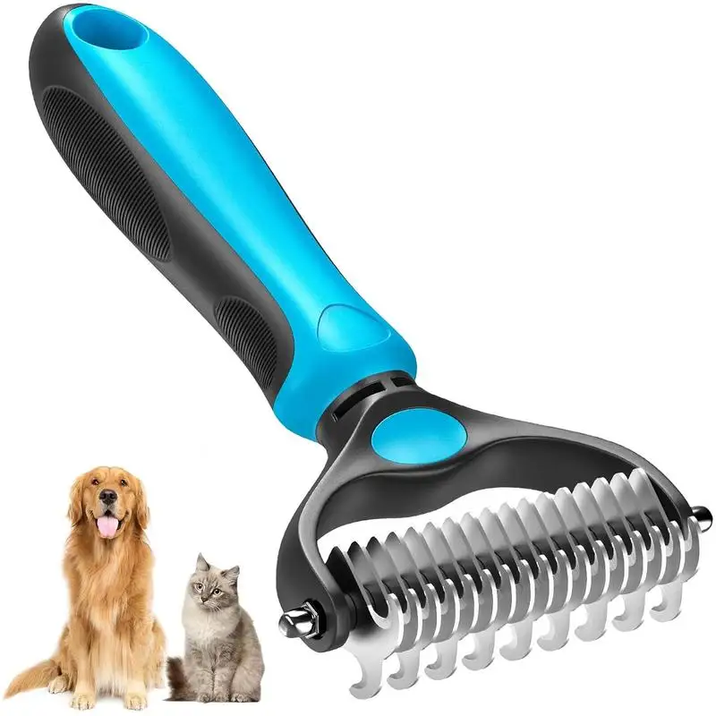 2-in-1 Pet Hair Removal Brush for All Types of Dogs and Cats - Image 2