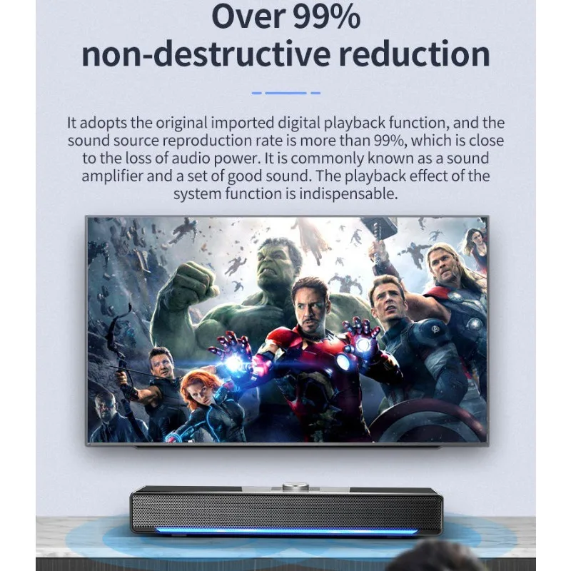 Sada High-Quality Wireless Bluetooth Speaker, Portable with Surround Bass Sound, Amplifier for Home, TV, Computer, and Gaming - AliExpress 44 - Image 5