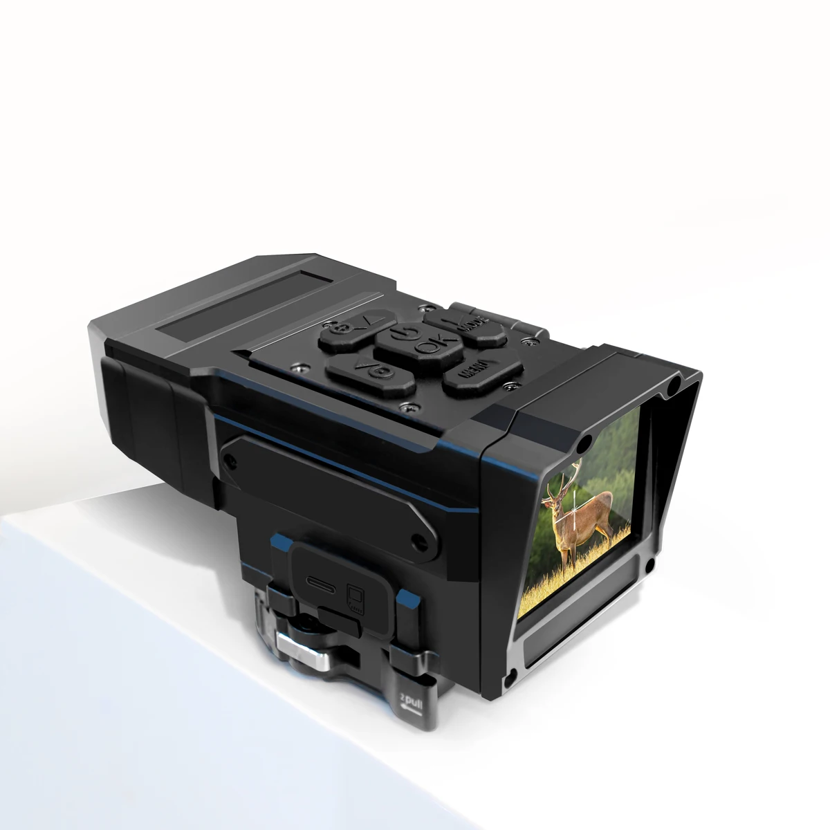 نطاق البندقية الحرارية TRV NT15 256 للصيد، WiFi، 2K النهار، PIP، تسجيل الفيديو، كاميرا أحادية العين الحرارية - Image 4