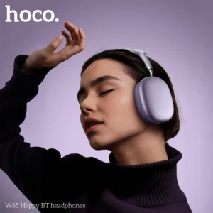 سماعات بلوتوث HOCO W65 فوق الأذن، سماعات رياضية لاسلكية، سماعات هاي فاي مع ميكروفون للمكالمات الهاتفية، أطراف أذن قماشية. - AliExpress 44