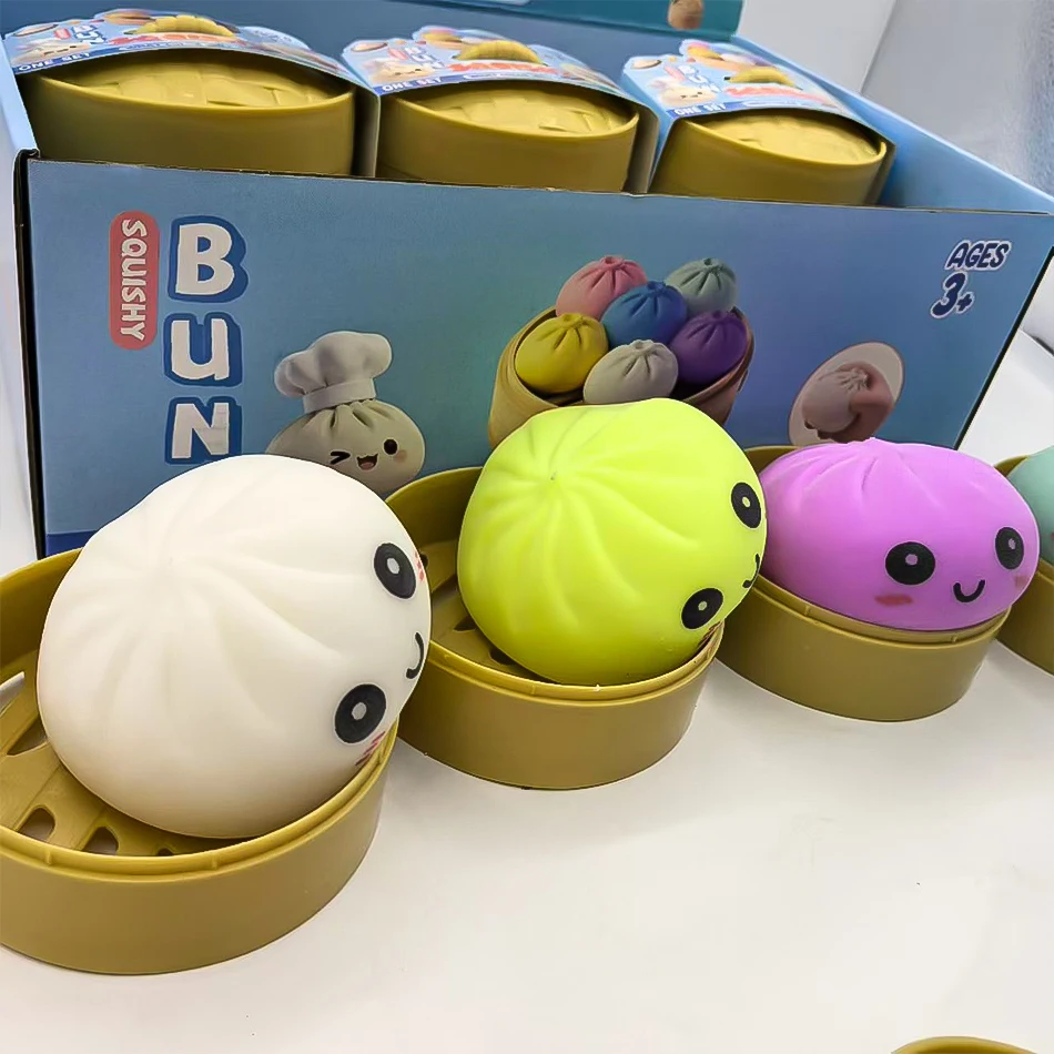 Surprise Box: Colorful dumpling-shaped stress reliever, relaxing for stress and anxiety relief, promotes happiness, bounceable stress-relieving toy - AliExpress 26 - Image 4