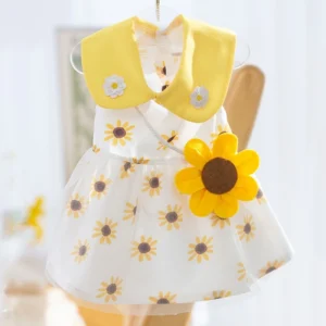 Cute Princess Dog Dress, Mesh Dog Dress, Kitten Puppy Pet Skirt, Dog Summer Dress, Bow Lace Korean Poodle Chihuahua Dog Clothes - AliExpress 15